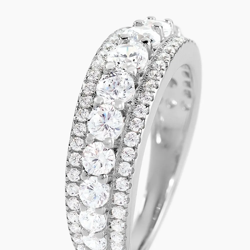 Bague Philomene Argent Blanc Oxyde De Zirconium|Marc Orian Online
