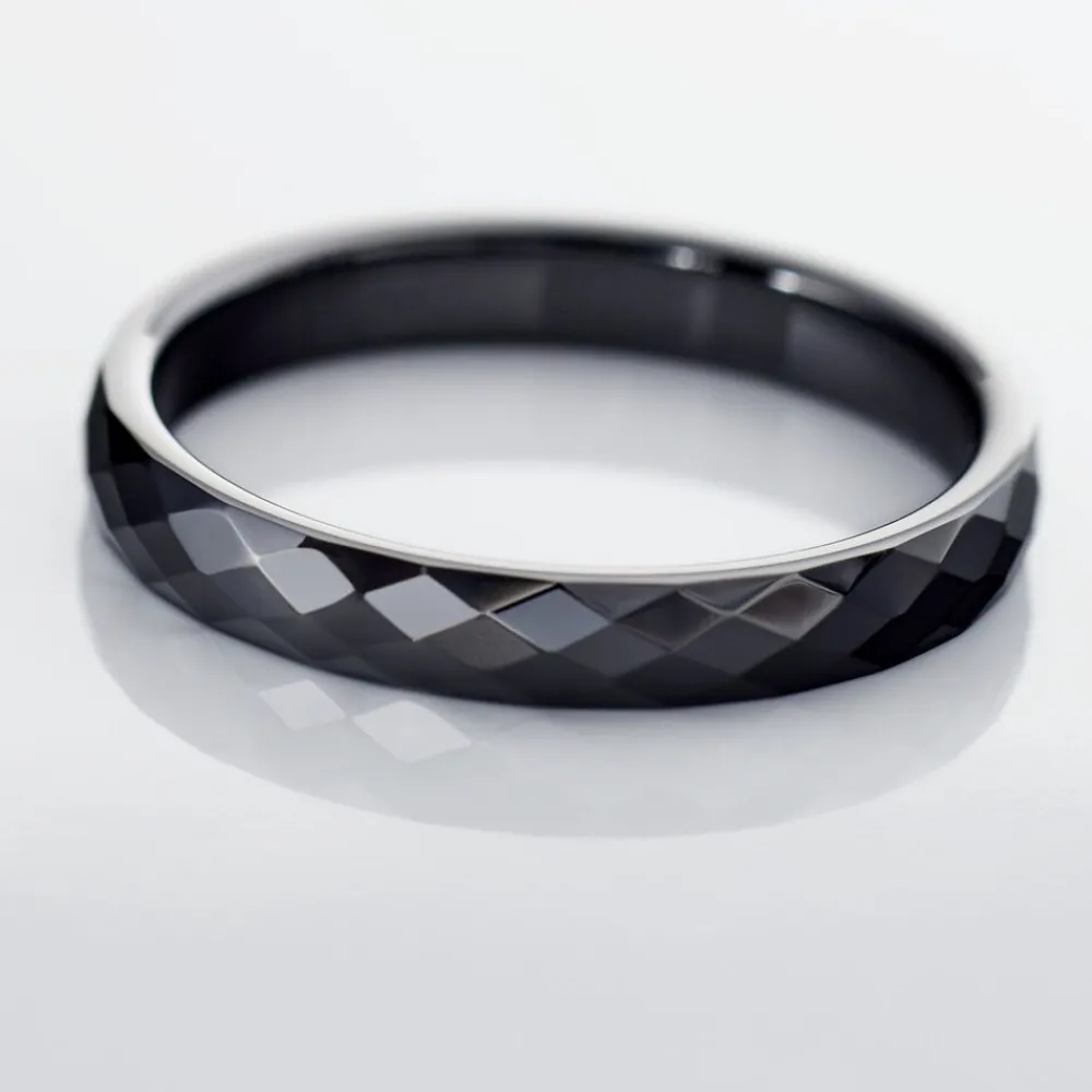 Bague Pilar Petite Ceramique Noir Céramique|Marc Orian Best