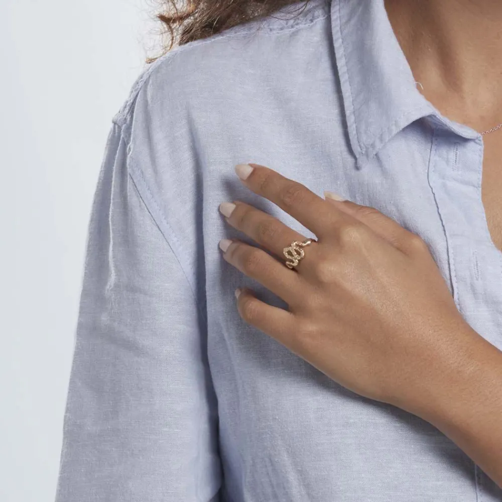Bague Plaqué Or Cyriack Oxydes De Zirconium|Marc Orian Hot