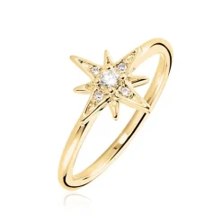 Bague Plaqué Or Jaune Luz Oxyde De Zirconium|Marc Orian Outlet