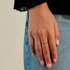 Bague Poem Argent Jaune Péridot|Marc Orian Clearance