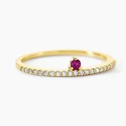 Bague Poem Argent Jaune Rhodolite Oxyde De Zirconium|Marc Orian Discount