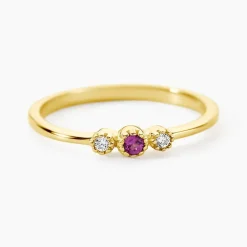 Bague Poem Argent Jaune Rhodolite Oxyde De Zirconium|Marc Orian Sale