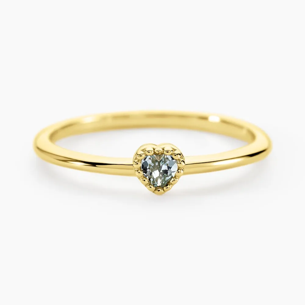 Bague Poem Argent Jaune Topaze|Marc Orian Online