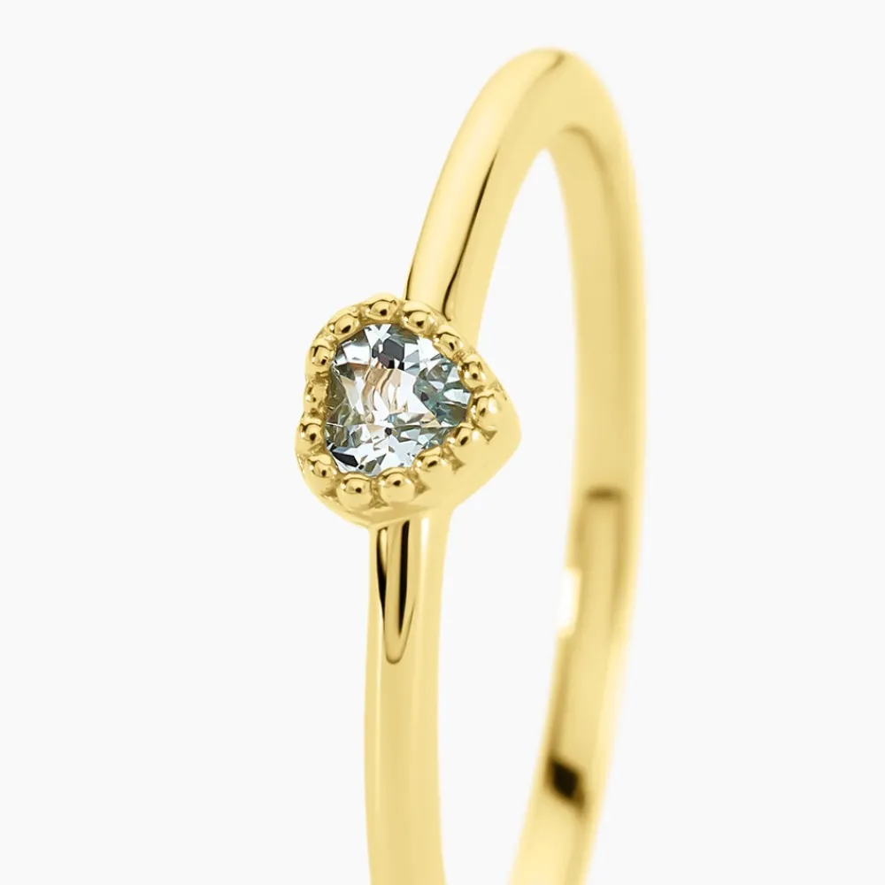 Bague Poem Argent Jaune Topaze|Marc Orian Online