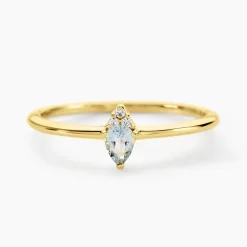 Bague Poem Argent Jaune Topaze Oxyde De Zirconium|Marc Orian New