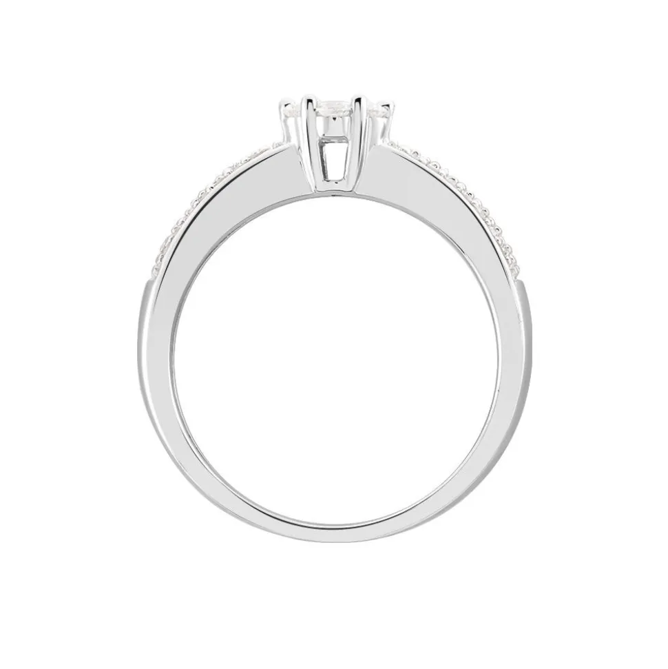 Bague Praya Or Blanc Diamant