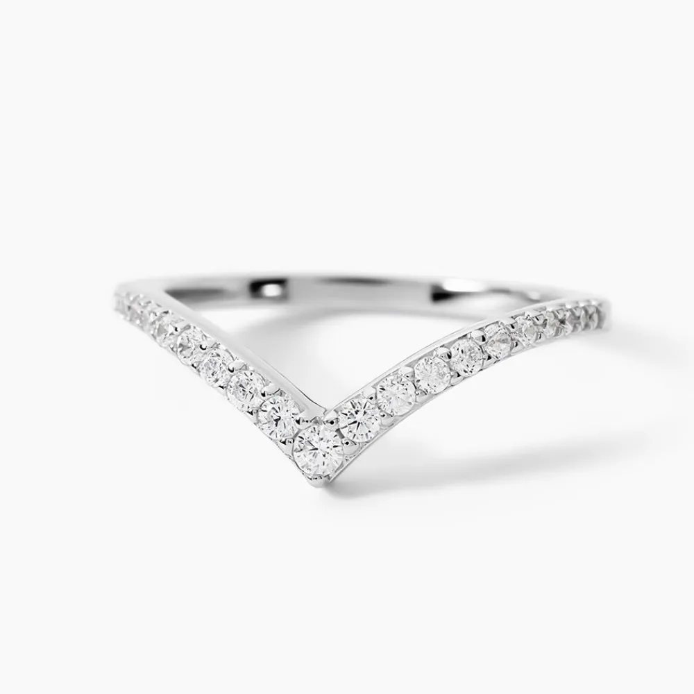 Bague Pricila Argent Blanc Oxyde De Zirconium|Marc Orian Online