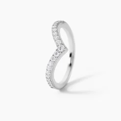 Bague Pricila Argent Blanc Oxyde De Zirconium|Marc Orian Online