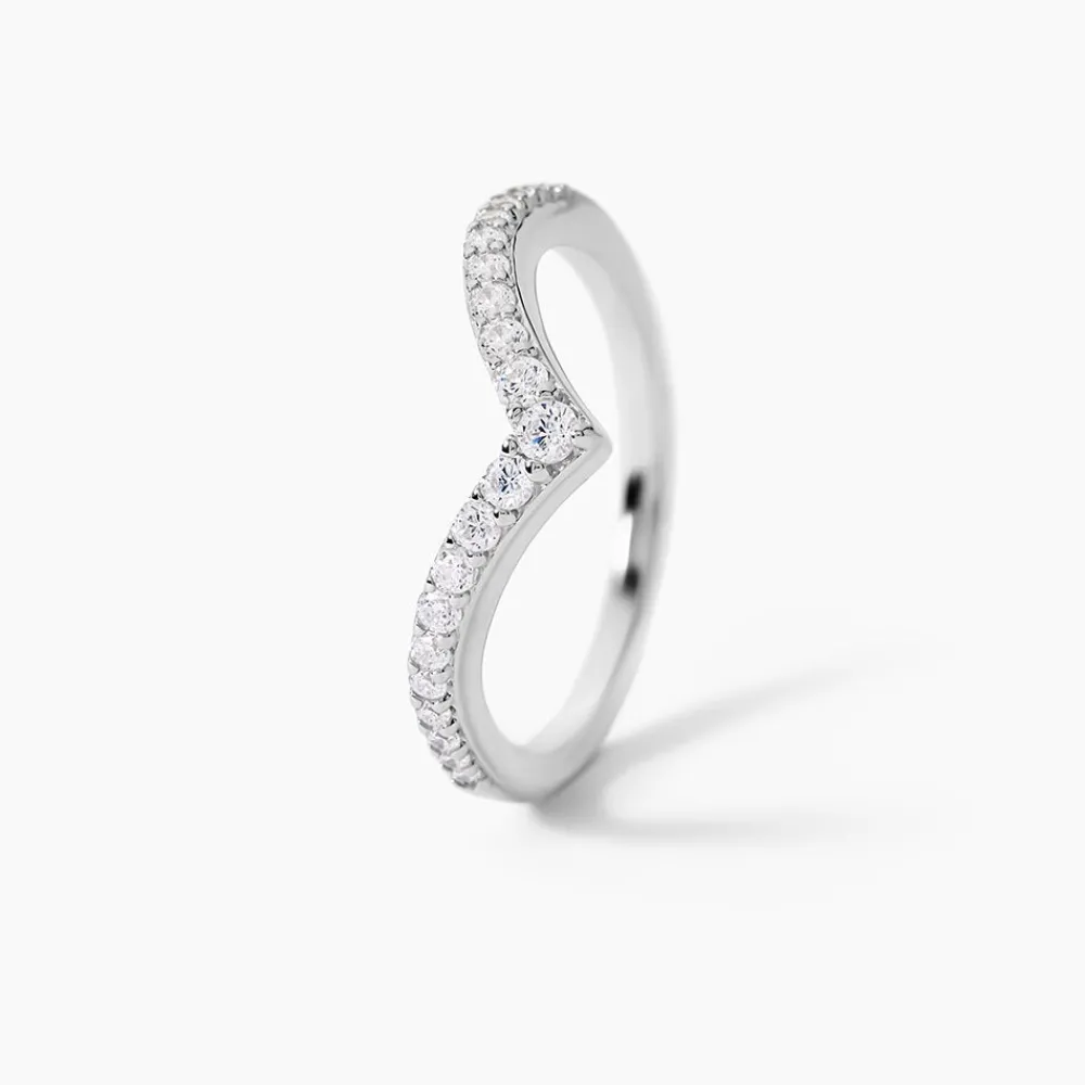 Bague Pricila Argent Blanc Oxyde De Zirconium|Marc Orian Online