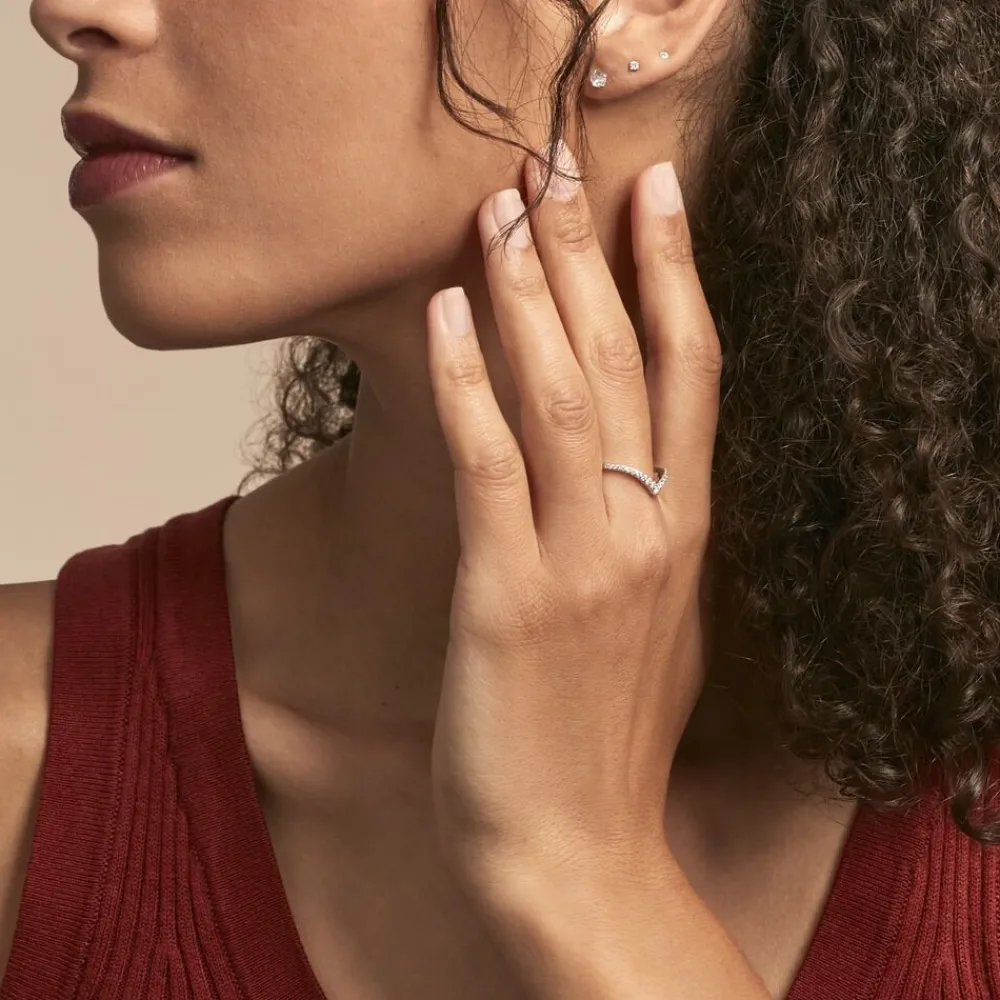 Bague Pricila Argent Blanc Oxyde De Zirconium|Marc Orian Online