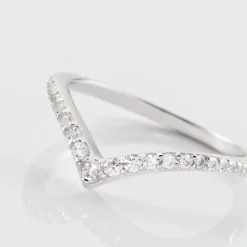 Bague Pricila Argent Blanc Oxyde De Zirconium|Marc Orian Online