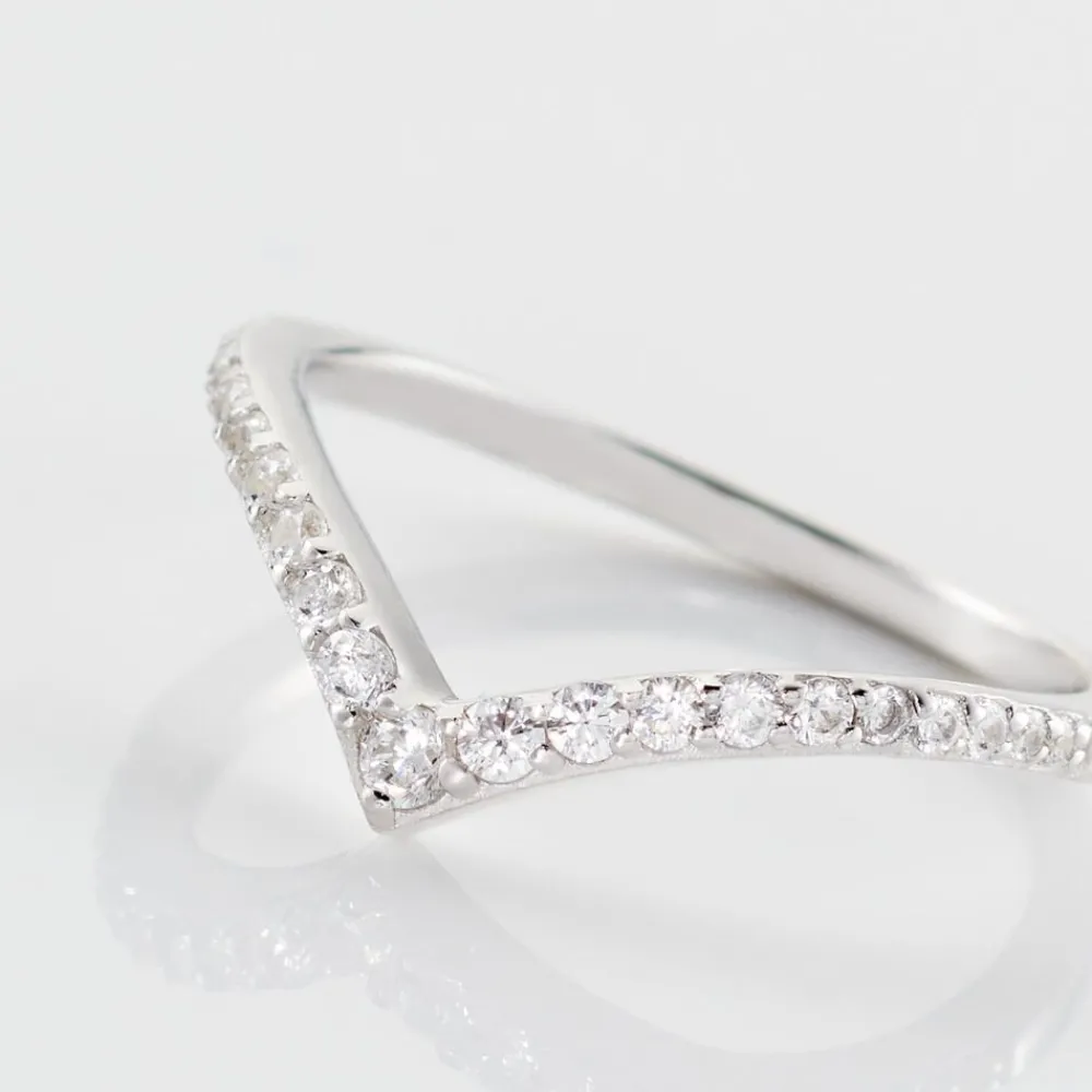 Bague Pricila Argent Blanc Oxyde De Zirconium|Marc Orian Online