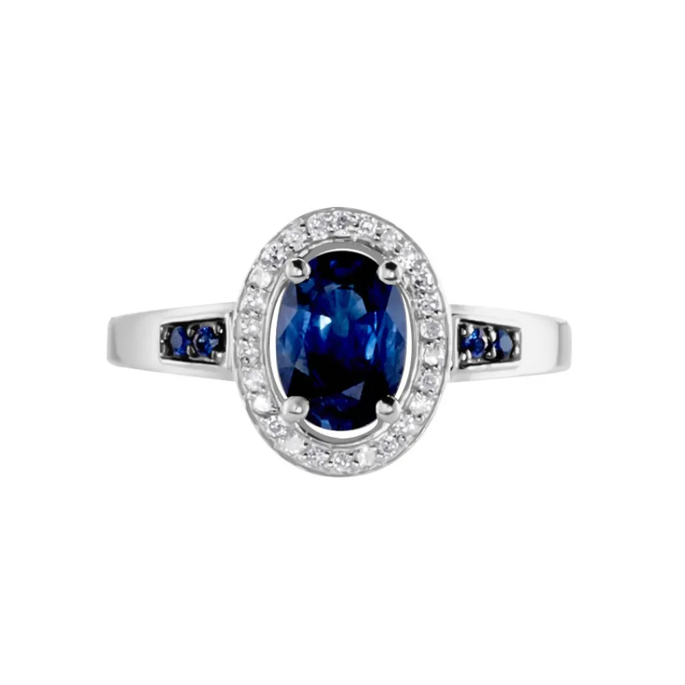 Bague Primevere Or Blanc Saphir Et Diamant|Marc Orian Sale