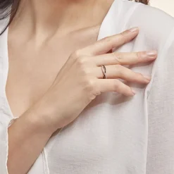 Bague Prudentia Argent Blanc Oxyde De Zirconium|Marc Orian Online