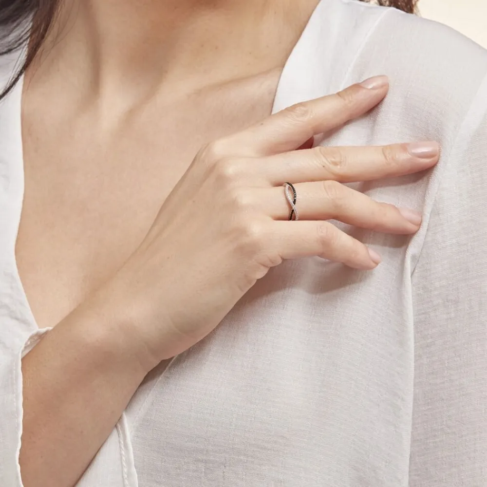 Bague Prudentia Argent Blanc Oxyde De Zirconium|Marc Orian Online