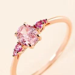 Bague Rainbow Argent Rose Oxyde De Zirconium|Marc Orian Online