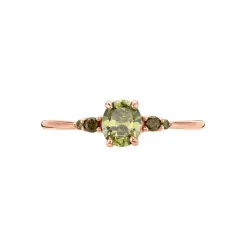 Bague Rainbow Argent Rose Oxyde De Zirconium|Marc Orian Discount