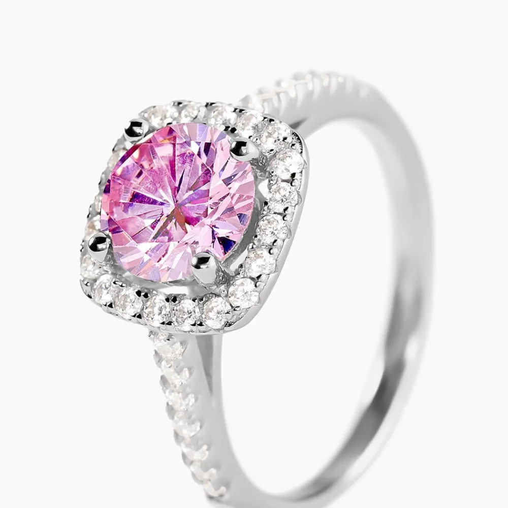 Bague Rio Argent Rose Oxyde De Zirconium|Marc Orian Online
