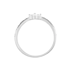 Bague Robinson Argent Oxydes De Zirconium