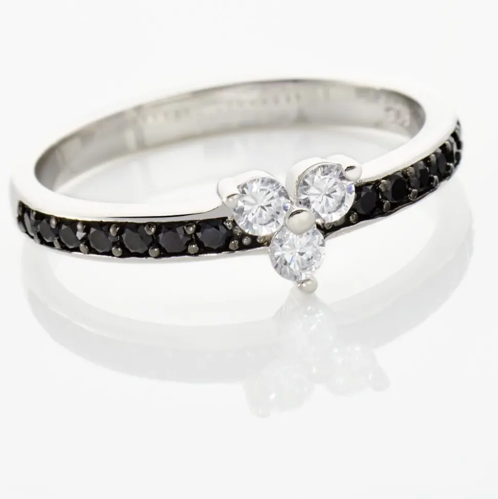 Bague Robinson Argent Oxydes De Zirconium