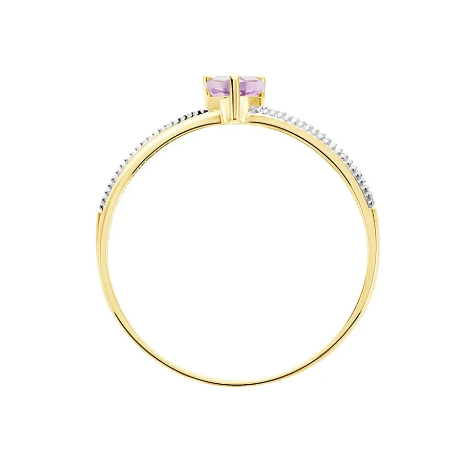 Bague Rory Or Jaune Amethyste