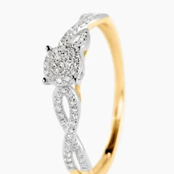 Bague Roseline Or Jaune Diamant|Marc Orian Online
