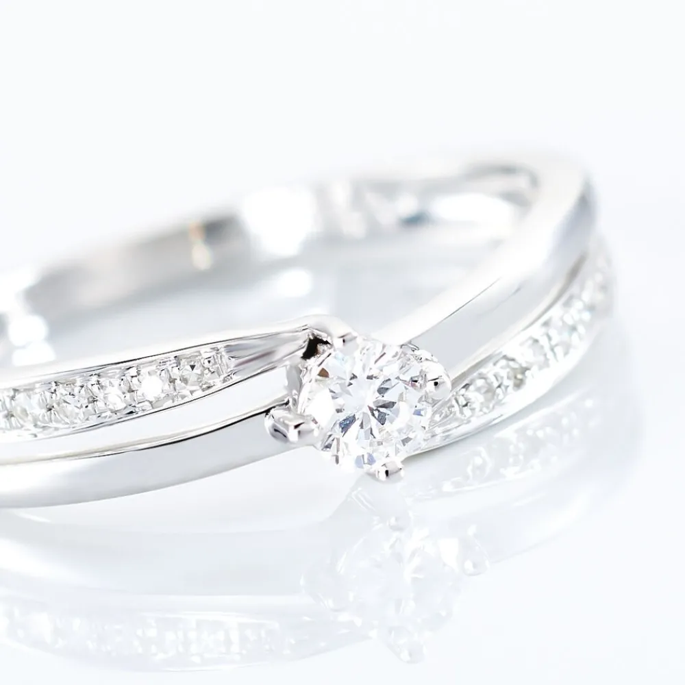 Bague Selene Or Blanc Diamant|Marc Orian Hot