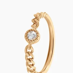 Bague Serenity Plaque Or Jaune Oxyde De Zirconium|Marc Orian Best