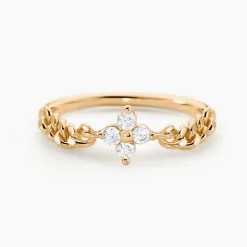Bague Serenity Plaque Or Jaune Oxyde De Zirconium|Marc Orian
