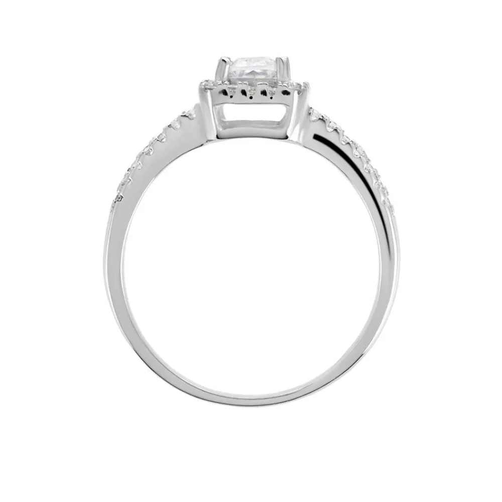 Bague Shanta Argent Blanc Oxyde De Zirconium|Marc Orian Best