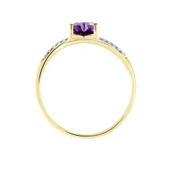 Bague Silucia Or Jaune Amethyste Et Oxyde De Zirconium|Marc Orian Hot