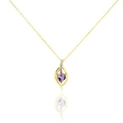Bague Silucia Or Jaune Amethyste Et Oxyde De Zirconium|Marc Orian Outlet