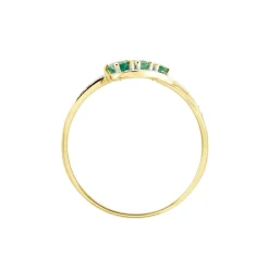 Bague Simma Or Jaune Diamant Et Emeraude|Marc Orian Sale