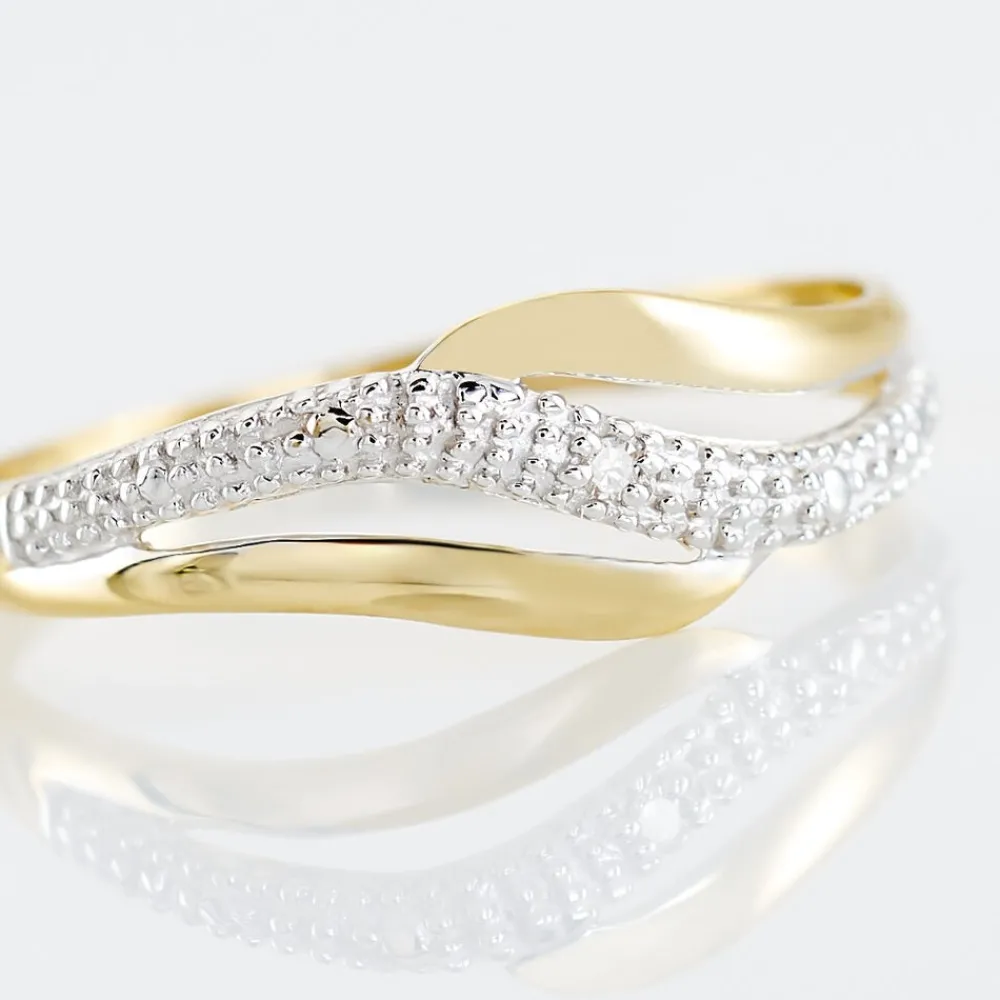 Bague Smeralda Or Bicolore Diamant|Marc Orian New