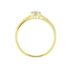 Bague Solitaire Accompagné Aramis Or Jaune Diamant Synthétique|Marc Orian Best