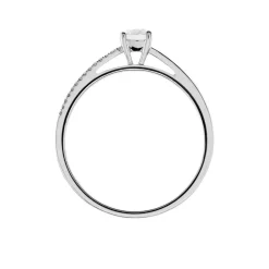 Bague Solitaire Alexandra Or Blanc Diamant|Marc Orian Clearance