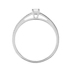 Bague Solitaire Alexandra Or Blanc Diamant|Marc Orian Hot