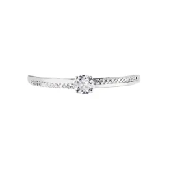 Bague Solitaire Alexandra Or Blanc Diamant|Marc Orian Hot