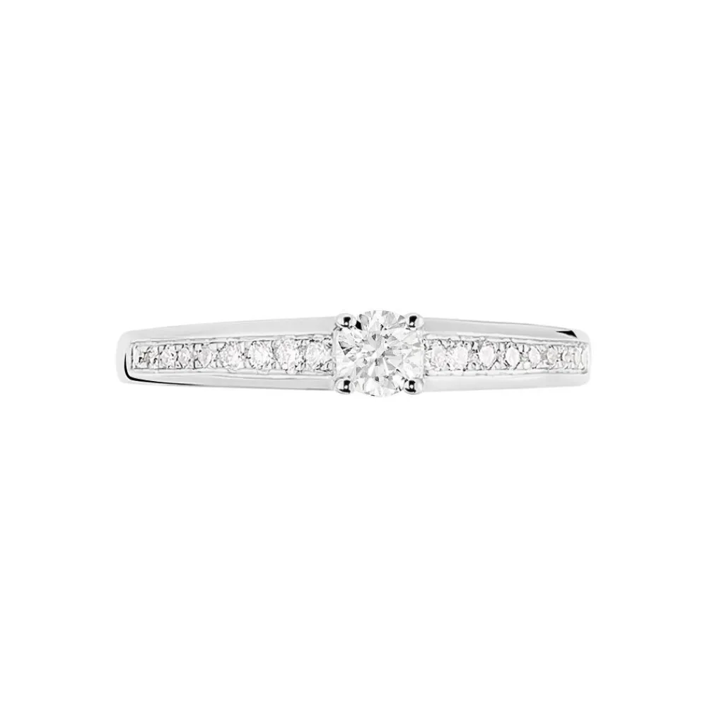 Bague Solitaire Aramis Or Blanc Diamant|Marc Orian Sale