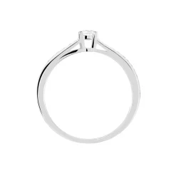 Bague Solitaire Aramis Or Blanc Diamant|Marc Orian Sale
