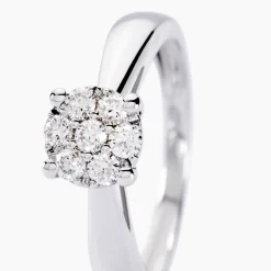 Bague Solitaire Artemis Or Blanc Diamant