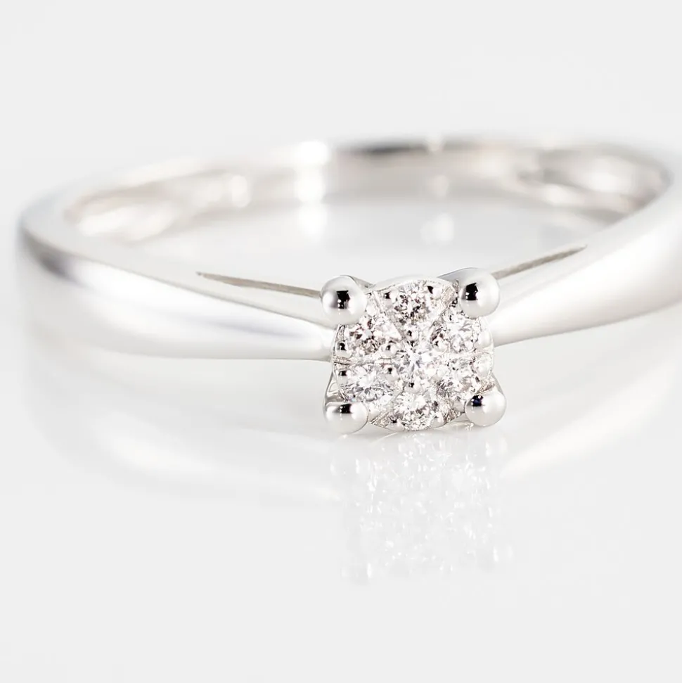 Bague Solitaire Artemis Or Blanc Diamant