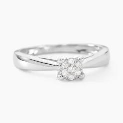 Bague Solitaire Artemis Or Blanc Diamant