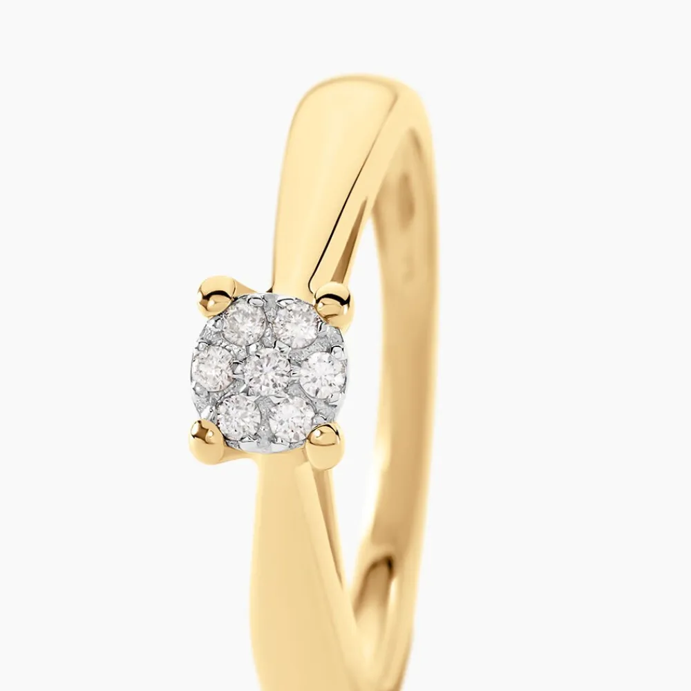 Bague Solitaire Artemis Or Jaune Diamant|Marc Orian New