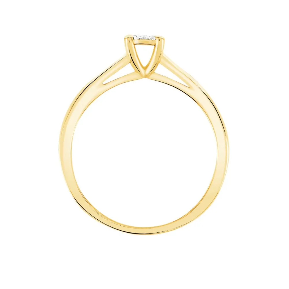 Bague Solitaire Artemis Or Jaune Diamant|Marc Orian New