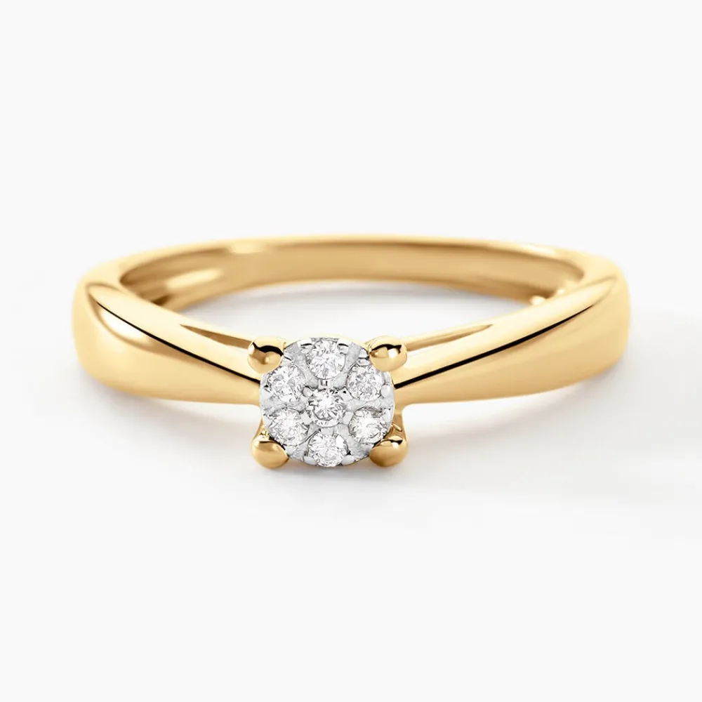Bague Solitaire Artemis Or Jaune Diamant|Marc Orian New