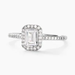 Bague Solitaire Cadmos Argent Blanc Oxyde De Zirconium|Marc Orian Clearance