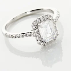 Bague Solitaire Cadmos Argent Blanc Oxyde De Zirconium|Marc Orian Clearance