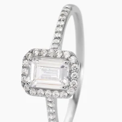 Bague Solitaire Cadmos Argent Blanc Oxyde De Zirconium|Marc Orian Clearance